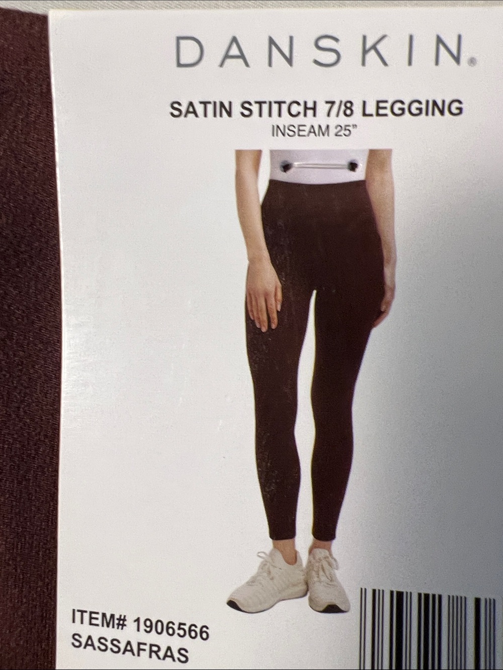 Danskin Women’s Wine High-Rise Workout Leggings Size S - Picture 9 of 11
